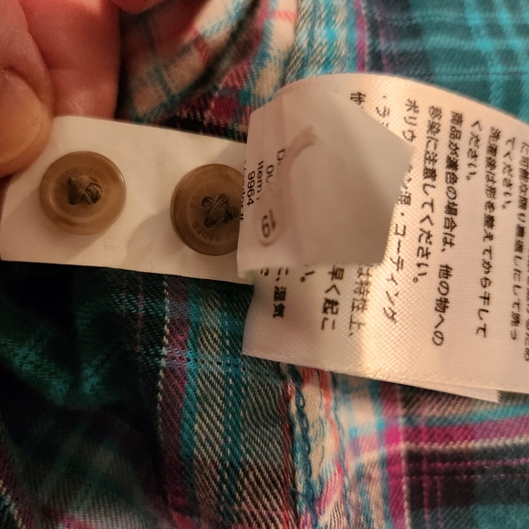 Eddie Bauer firelight flannel nwot Small women's all cotton mermaid 🧜‍♀️ shades - Picture 9 of 9